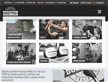 Tablet Screenshot of bodypro-training.com